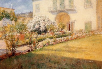William Merritt Chase Painting - Florentine Villa William Merritt Chase